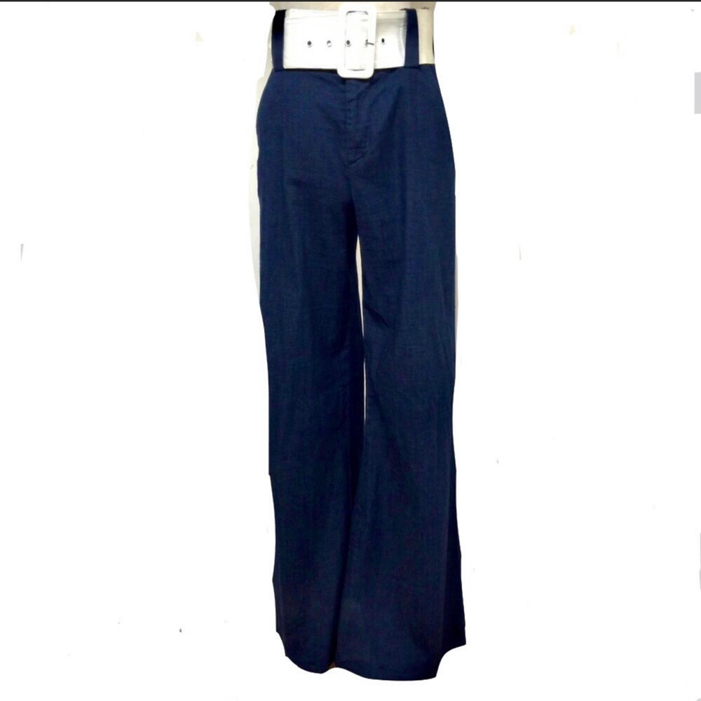 Alice+Olivia wide leg denim jeans